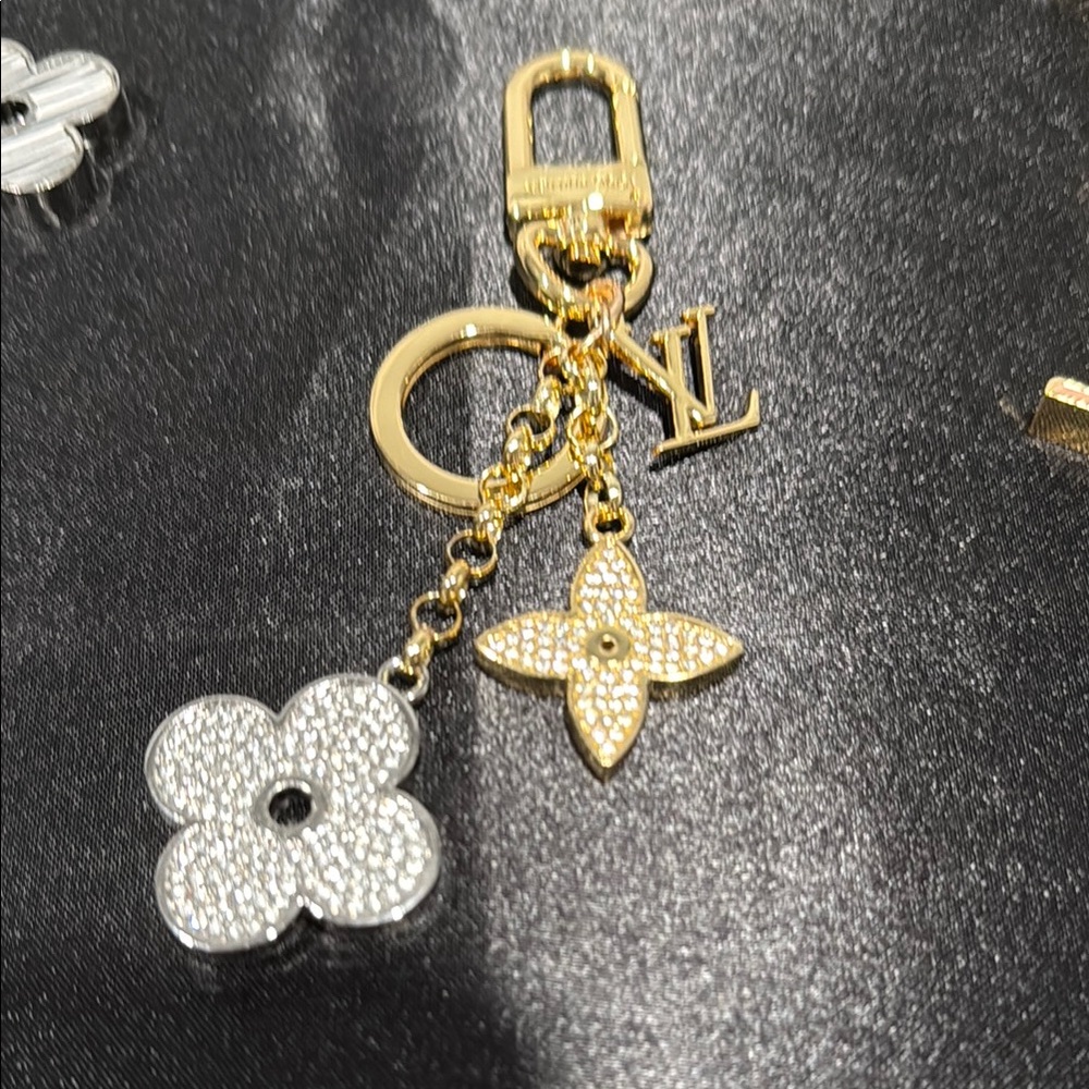 Gold and Silver inspired keychain